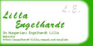 lilla engelhardt business card